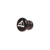 GEAR PEDAL TIP END CAP CNC ALUMINIUM BLACK